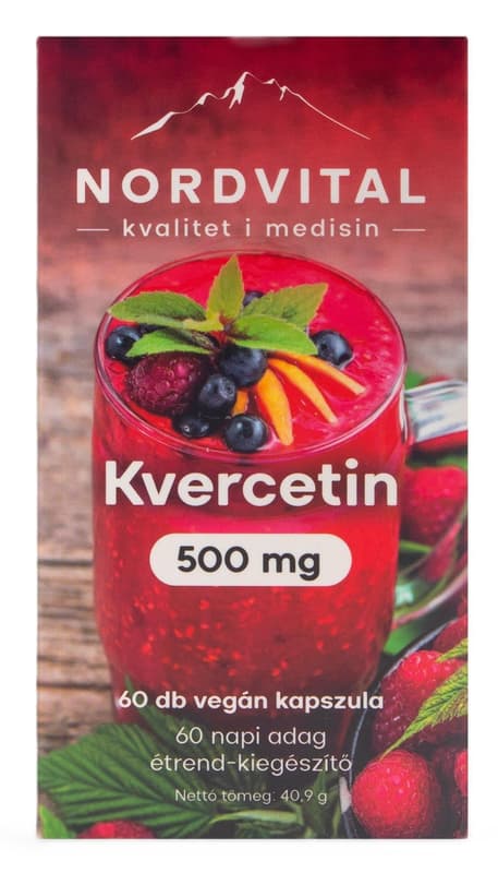 Nordvital Kvercetin Vegan Capsules 500 mg (60pcs)