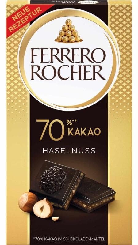 Ferrero Rocher Premium tablas 70% Dark