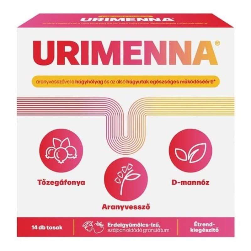 Urimenna aranyvesszővel szájban oldódó granulátum 14 db