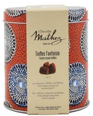 Mathez Truffes Plain Deco Tin - Natúr trüffel