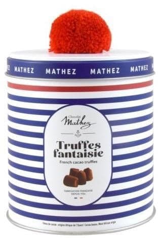 Mathez Navy Tin Pompom Truffles - Trüffel tengeri sóval