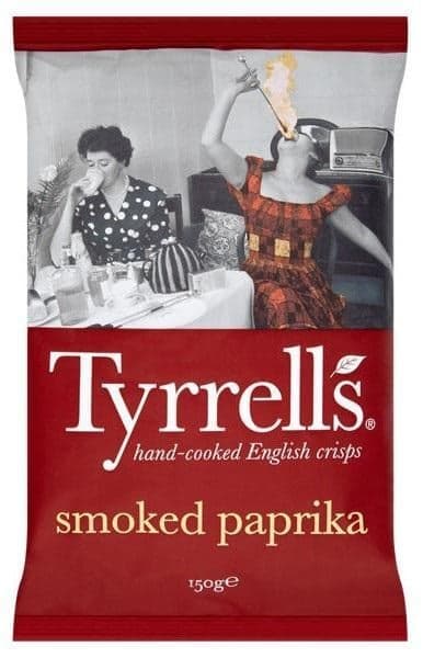 Tyrrells Burgonyachips füstös paprikával
