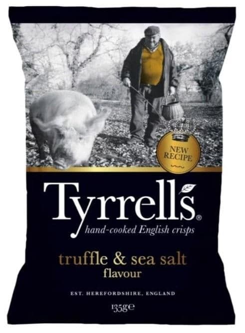 Tyrrells Burgonyachips szarvasgombával és tengeri sóval