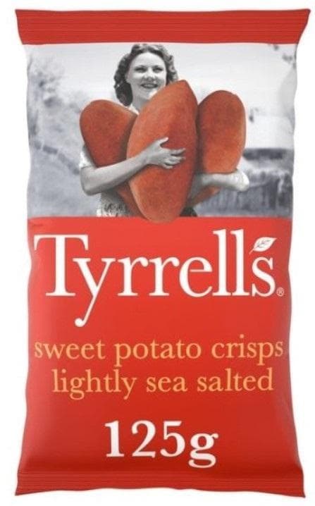 Tyrrells Édesburgonya chips enyhén sós