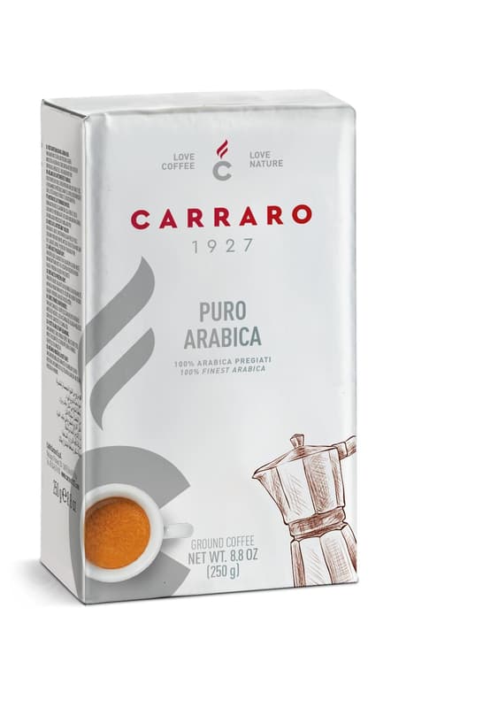 Carraro Puro Arabica 100% Arabica ground - roasted coffee