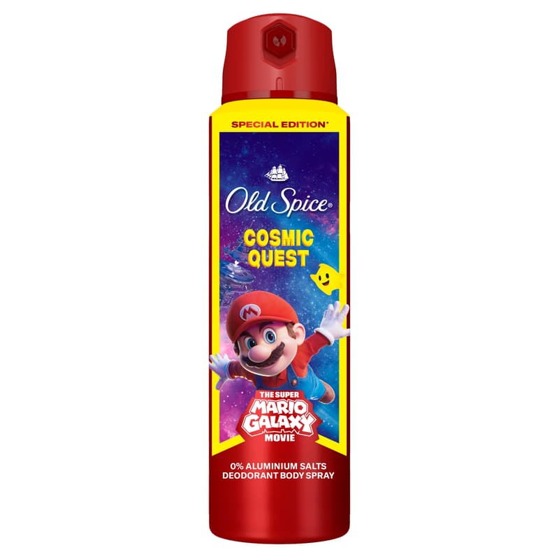 Old Spice Bearglove Deo Spray, Super Mario Edition, 200 ml