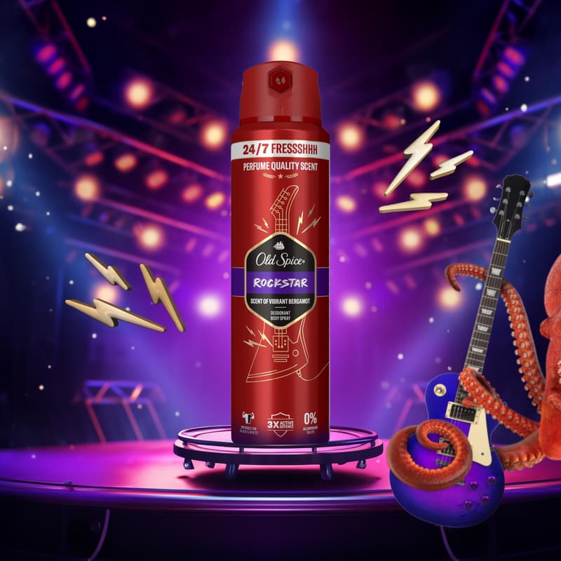 Old Spice Rockstar Deo Spray, 200 ml