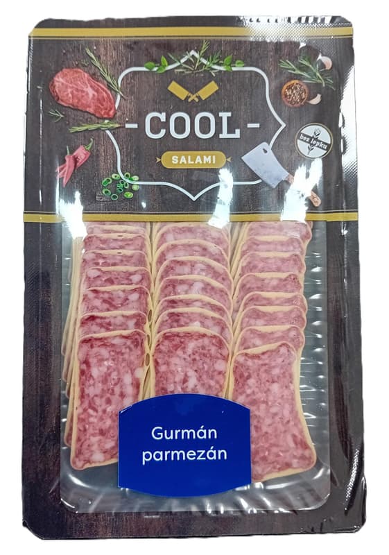COOL Gurmán Parmezán bevonatta nemespenész-mentes szalámi