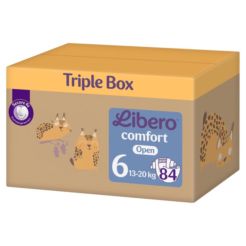 Libero Comfort 6 TRIPLE BOX nadrágpelenka 13-20 kg (6-os méret)