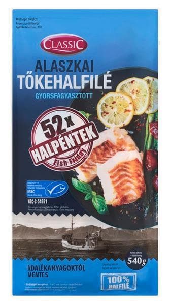 Classic Alaszkai tőkehalfilé "MSC"