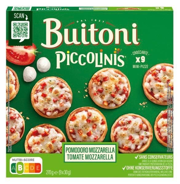 Buitoni Piccolinis Mozzarella pizza