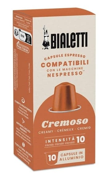 Bialetti Nespresso kompatibilis kapszula Cremoso