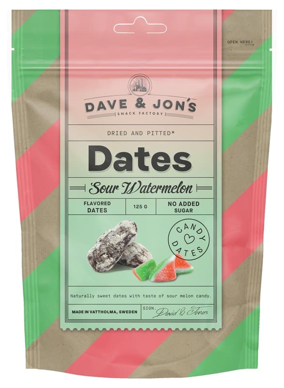Dave & Jon's Dates Sour Watermelon