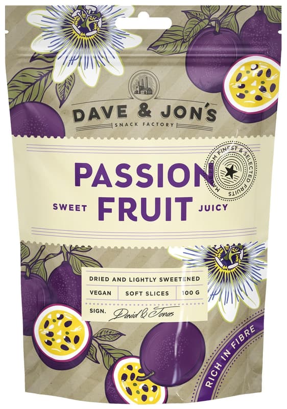 Dave & Jon's Passion Fruit Sweet Juicy szárított maracuja