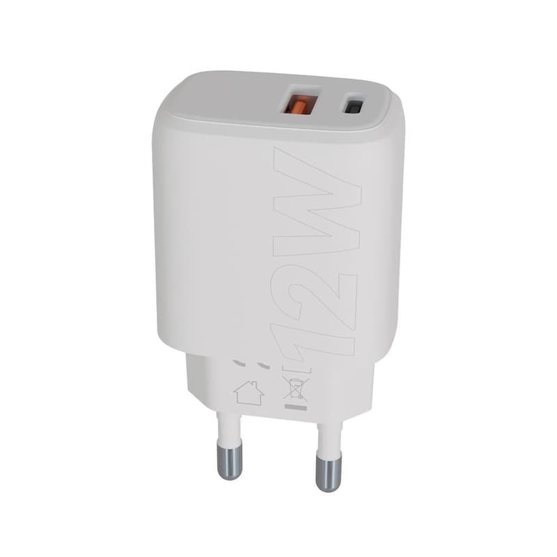 AVAX CH312W SPEEDY USB A + USB C töltő adapter, 12W