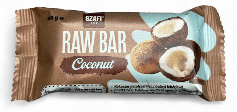 Szafi Life Proteines Coconut Raw Bar gluténmentes