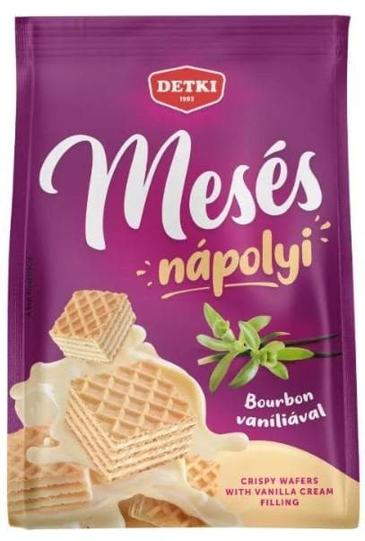 Detki Mesés Nápolyi vanilliás krémmel