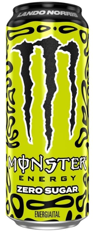 Monster Energy Lando Norris Zero Sugar Carbonated Energy Drink with Caffeine 500 ml
