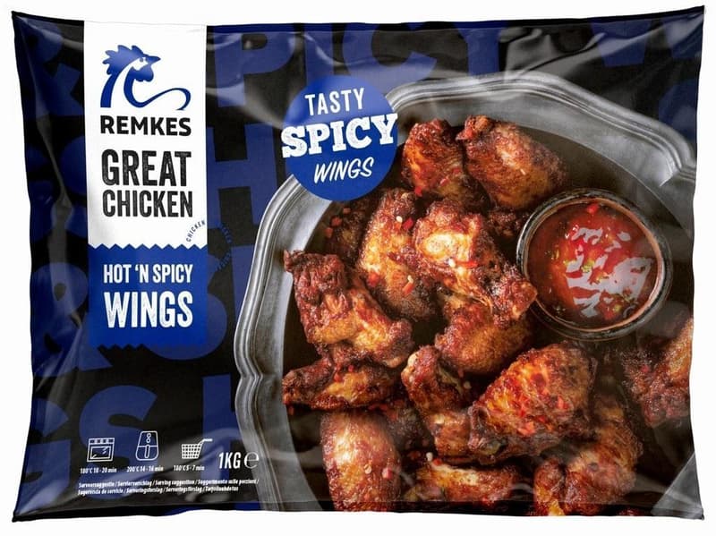 Remkes Csirkeszárnyak Csípős Fűszeres