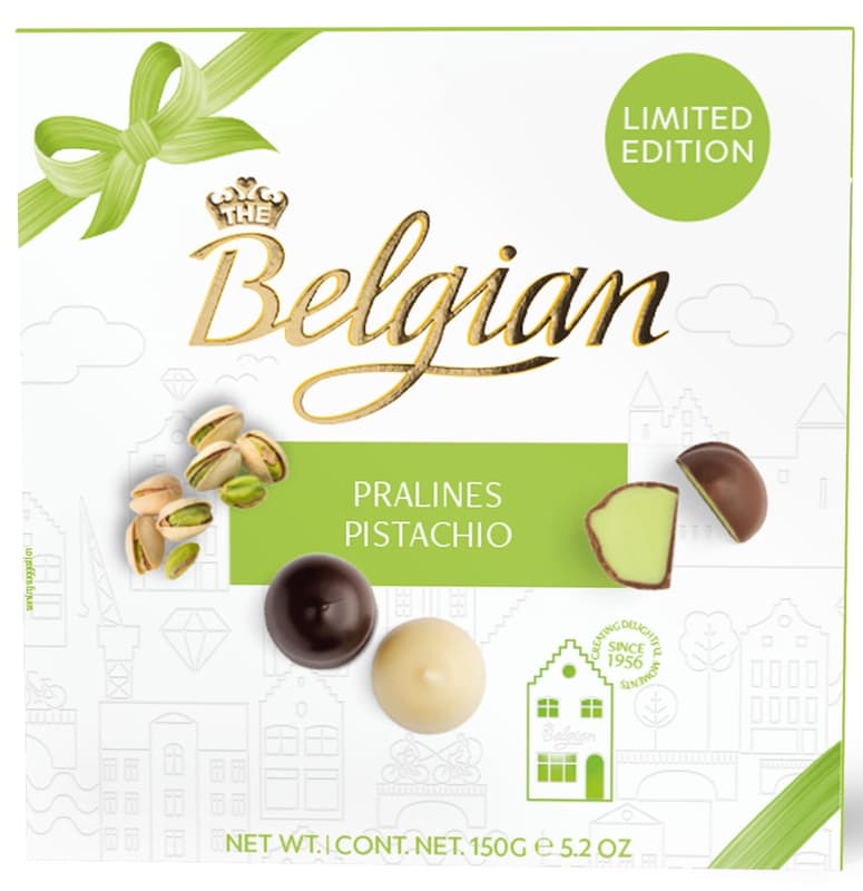 Belgian Pralinés Pistachio pisztáciakrémmel töltött desszert