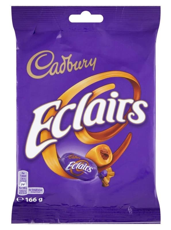 Cadbury Eclairs Bag