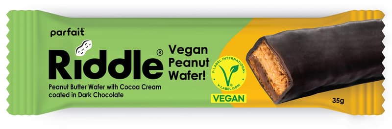 Riddle Vegan Peanut Butter Wafer Bar with Cocoa Cream