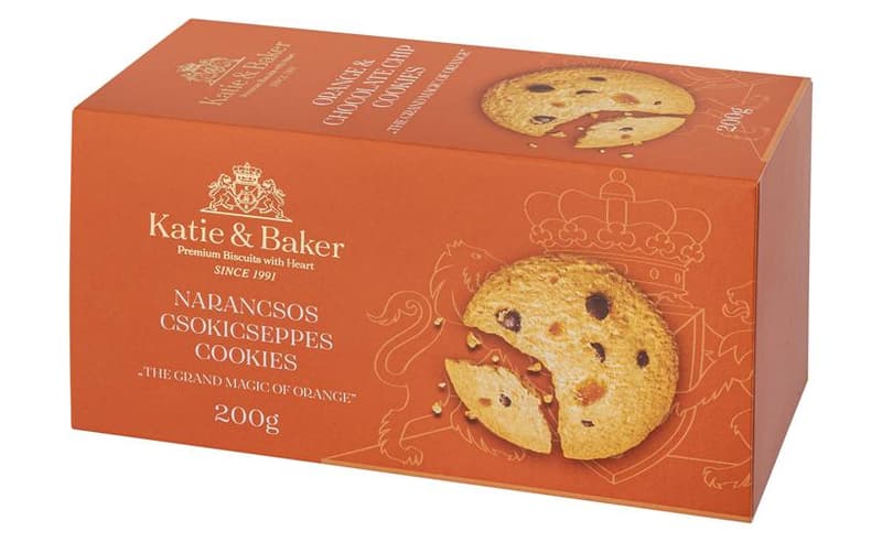 Katie&Baker narancsos belga csokicseppes keksz