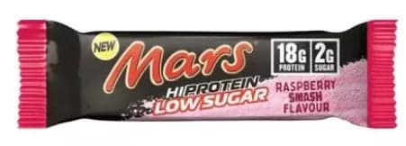 Mars High Protein alacsony cukortartalmú málnás szelet