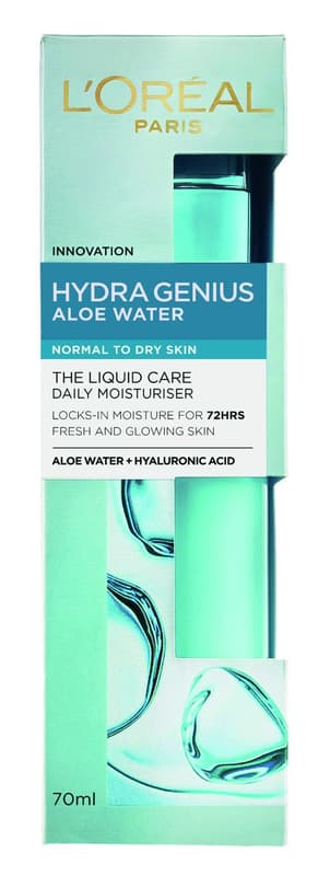 L'Oréal Paris Hydra Genius hidratáló arcápoló normál és vegyes bőrre, 70 ml