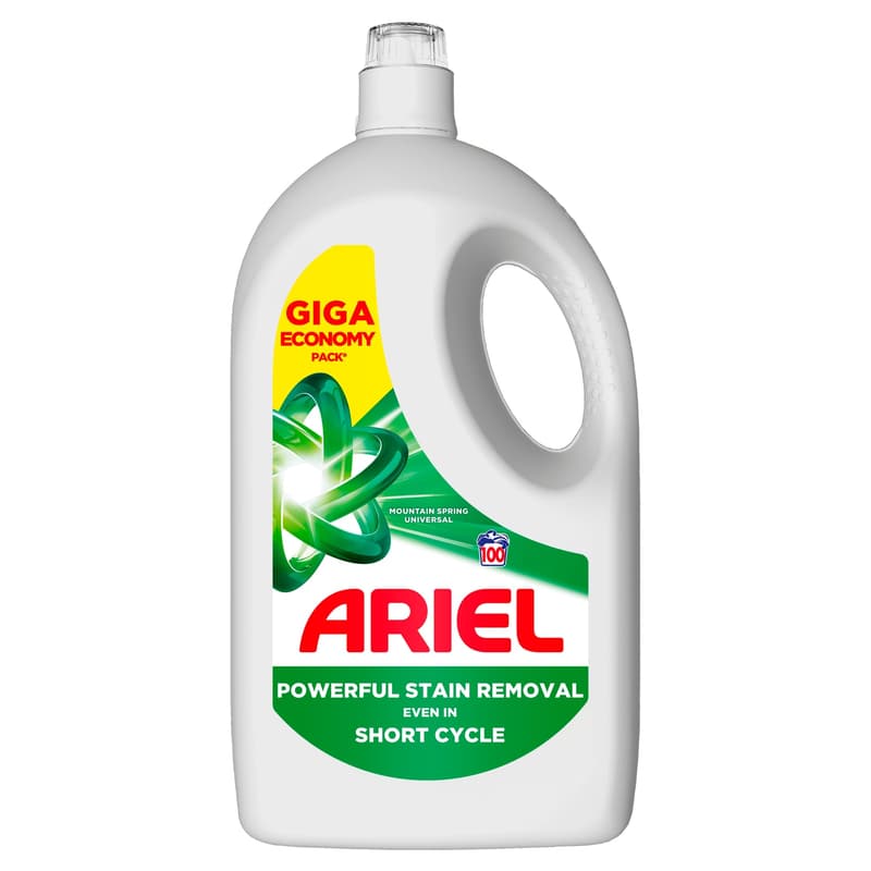 Ariel Folyékony Mosószer Mountain Spring 100 mosáshoz, 4.5 l