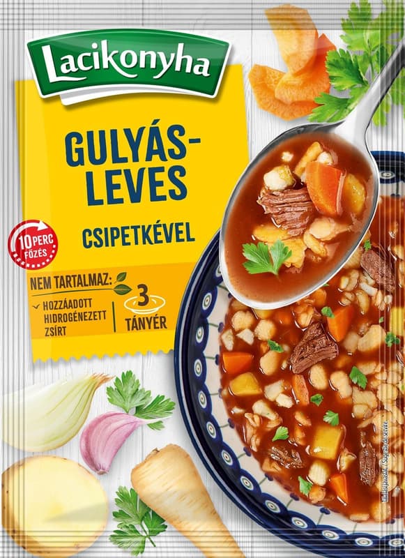 Lacikonyha Gulyásleves csipetkével