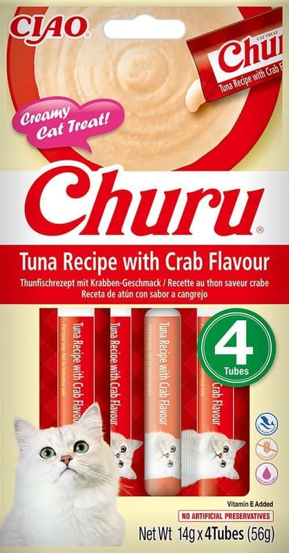 Churu 4P Tuna Recipe with Crab Flavour