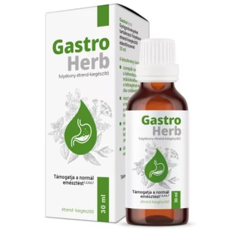 GastroHerb étrendkiegészítő folyadék 30ml