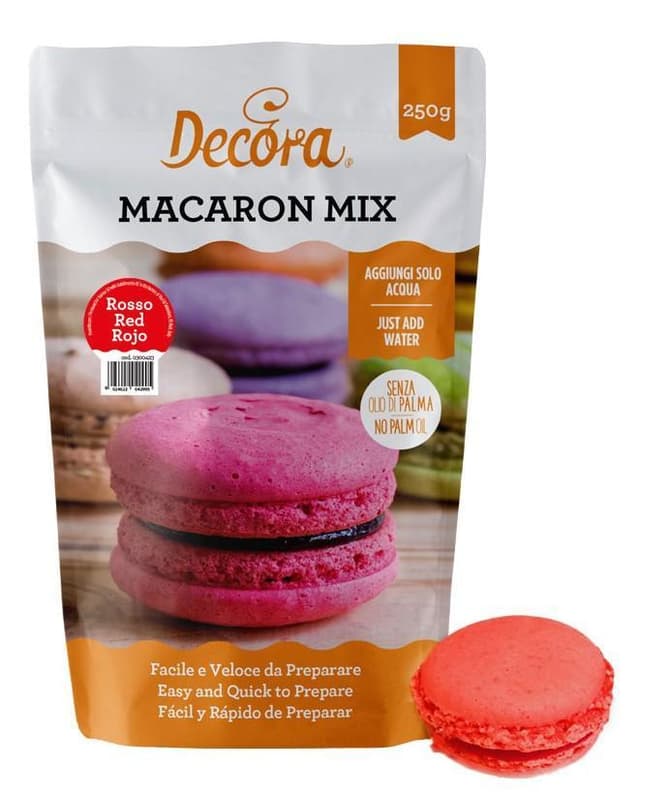 Decora Macaron Mix, piros