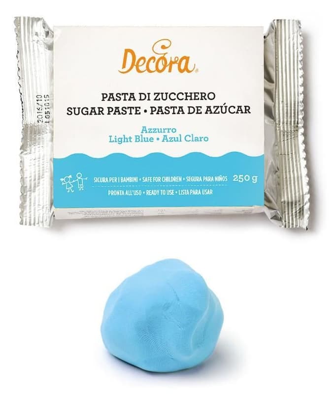 Decora világoskék cukormáz