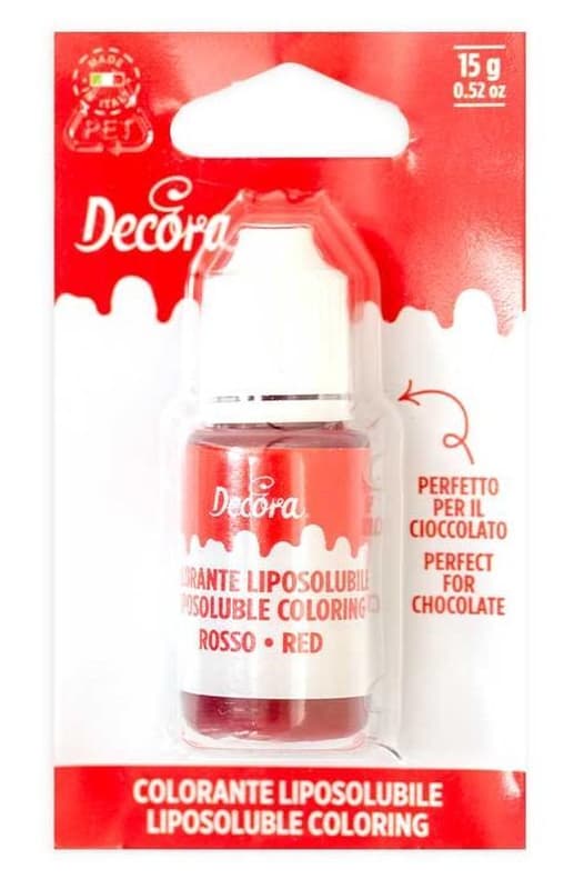 Decora ételszínező, piros