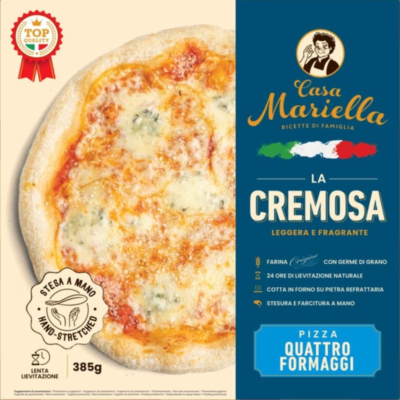 Casa Mariella - Pizza Four Cheese - La Cremosa