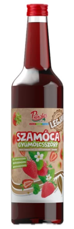 Pölöskei szamóca gyümölcsszörp