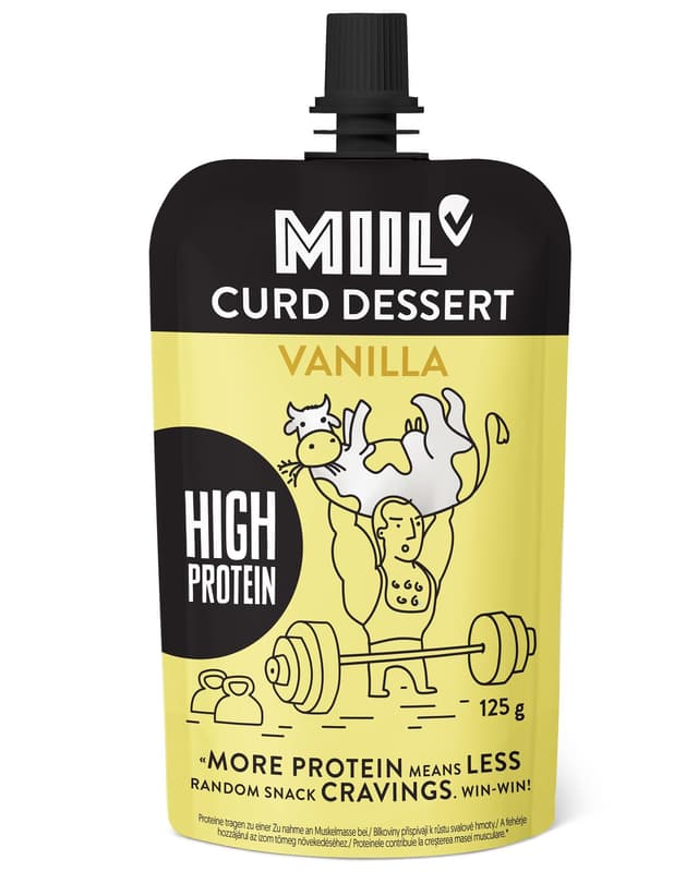 Miil High protein vaníliás túródesszert, tasakos