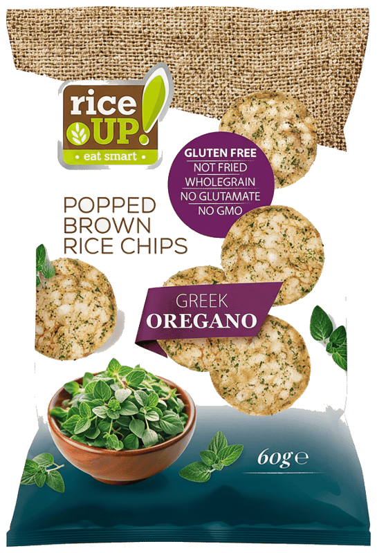 Rice Up Chips Greek Oregano ízű