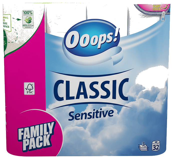 Ooops! Classic Sensitive toalett papír