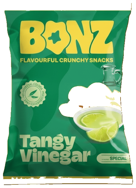 BONZ "Tangy vinegar" citromos-ecetes ízű ropogós snack