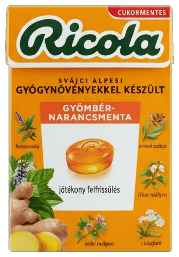 Ricola Gyömbér-Narancsmenta