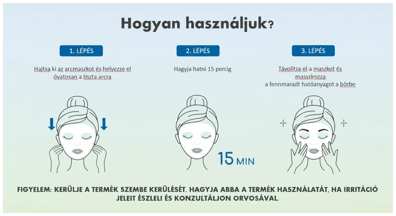 Organic Shop Lifting & Glow Kollagénes fátyolmaszk ananásszal és mangóval  25g