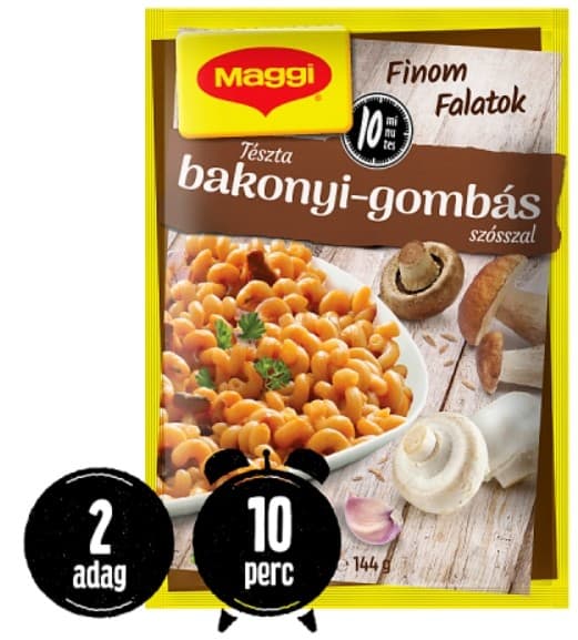 Maggi PárPerc Tészta Bakonyi gombás szósszal