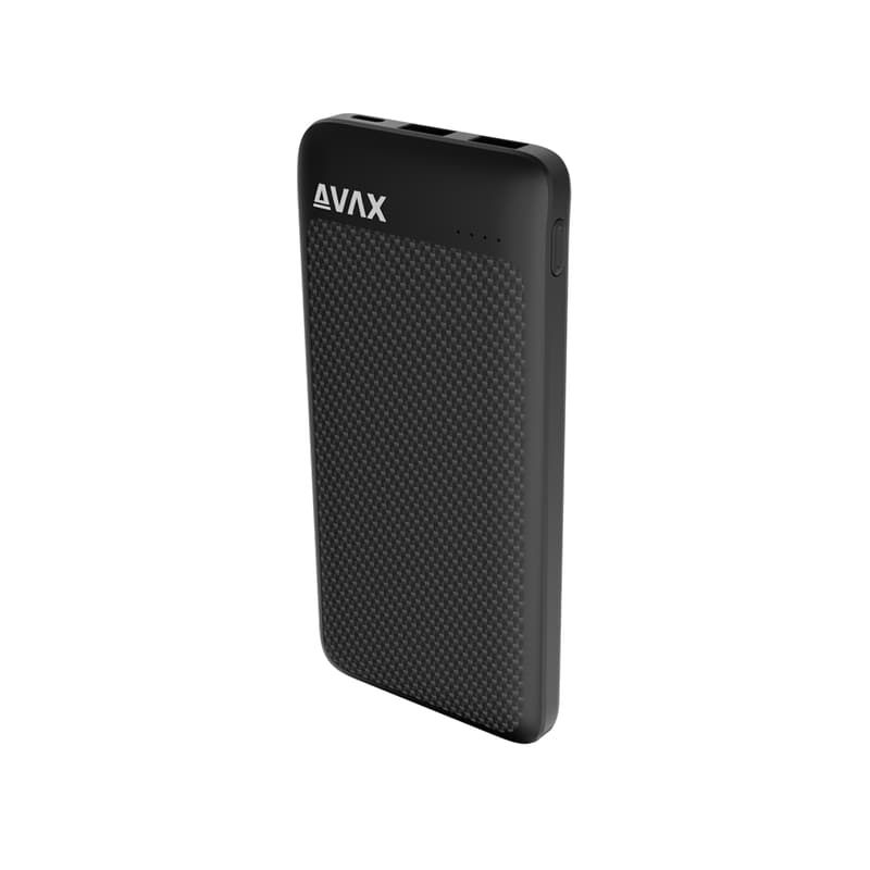 AVAX PB120 LIGHTY+ 20W 10.000mAh powerbank USB-C (PD 3.0) + 2×USB-A, fekete