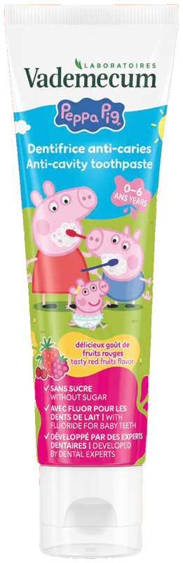 Vademecum Peppa pig toothpaste with red fruits taste
