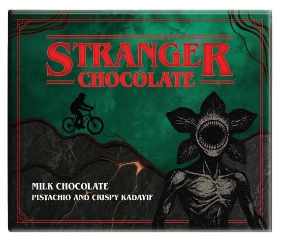 Stranger Milk Chocolate, Pistachio and Crispy Kadayif 