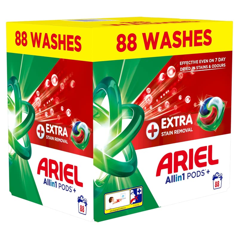 Ariel PODS+ Mosókapszula Extra Clean, 88 db