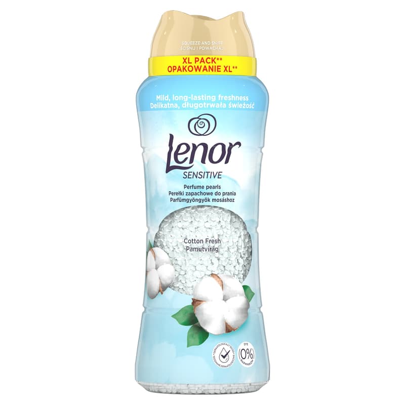 Lenor Parfümgyöngy Cotton Fresh, 495 g